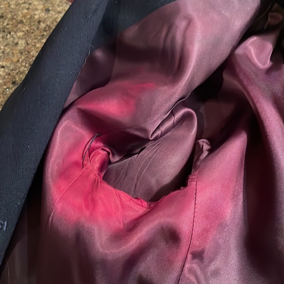 Vintage Lauren Ralph Lauren Crown Crest Sailor Wool Blazer Navy Blue & Gold 4P - Picture 11 of 14